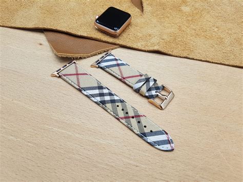 real burberry apple watch band|Burberry Apple Watch strap.